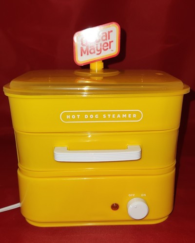 Oscar Mayer Diner-Style Hot Dog Steamer and Bun Warmer, 8 Hot Dog and 4 Buns