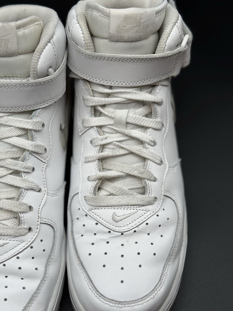 Nike Air Force 1 Mid '07 Mens Sz 10 Summit White Light Bone