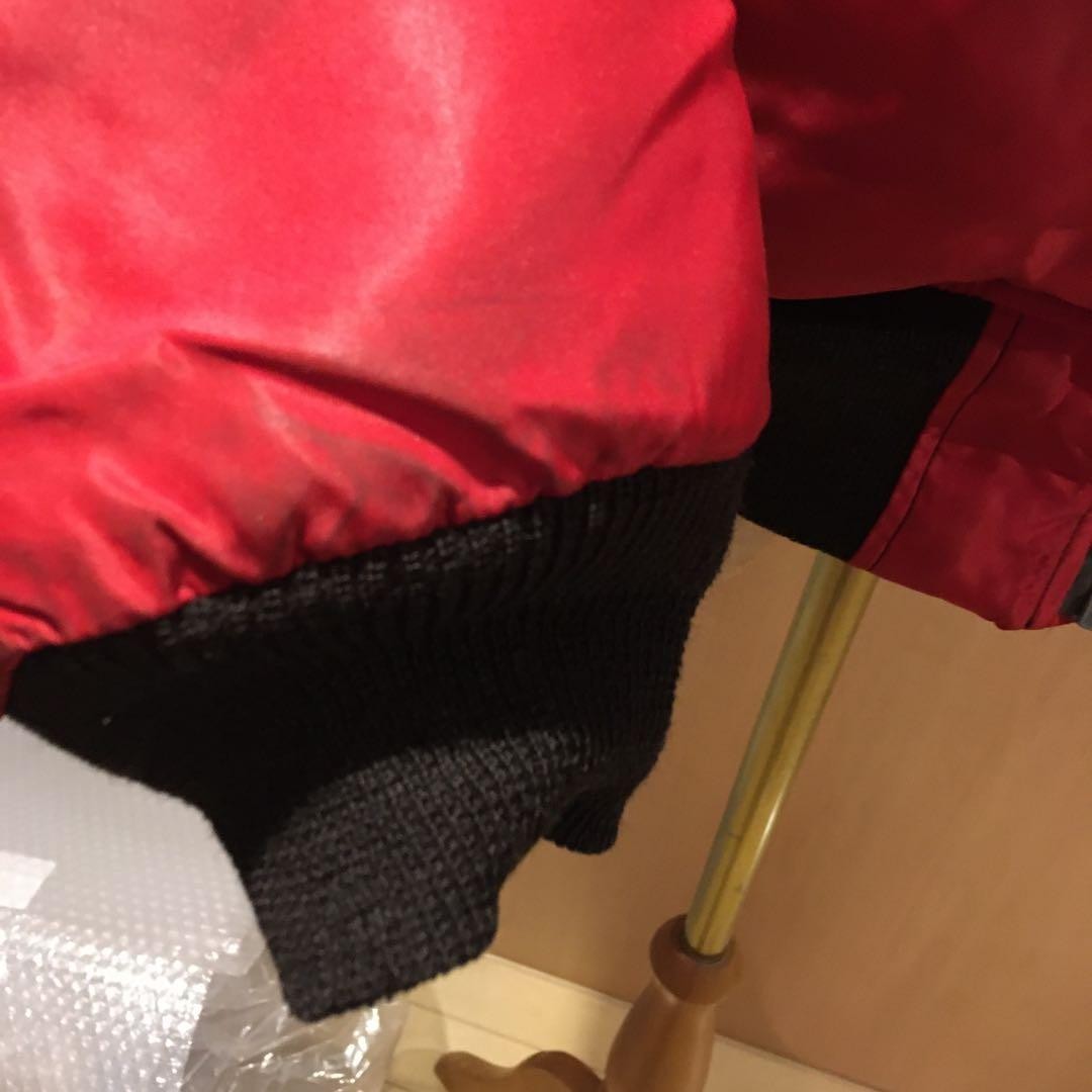 Buzz Rickson's MA-1 Red Flight Jacket Northrop Pa… - image 4