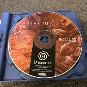 Quake 3 Arena Sega Dreamcast PAL Version Complete with Manual