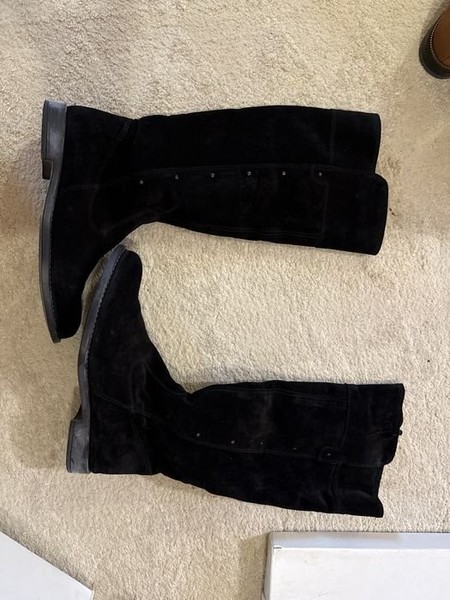 Women Carlo Pazolini Boots Black Suede 38 #1936