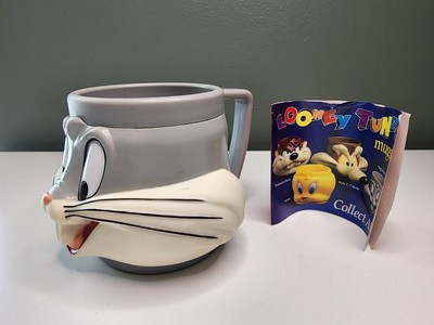 LOONEY TUNES タズ　フェイスマグカップ 未開封　KFCグッズ Vintage 1992 Bugs Bunny 3D Mug Looney Tunes Plastic KFC
