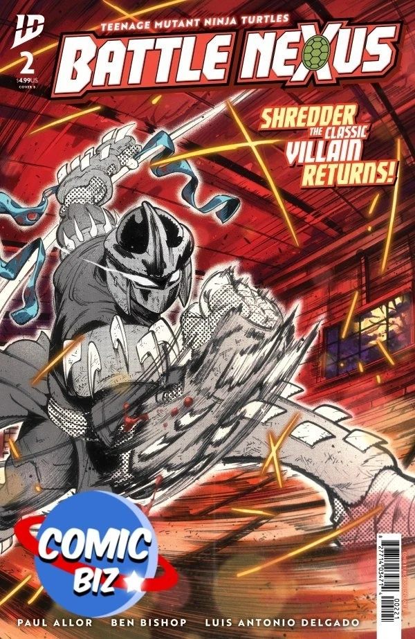 New listingTEENAGE MUTANT NINJA TURTLES: BATTLE NEXUS #2 (2026) 1ST PRINT *ORTIZ VARIANT B*