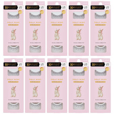 Koji Dolly Wink Salon Eye Lash No.18 Round Cute Rabbit Set of 10 NEW