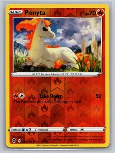 Ponyta 021/195 Silver Tempest Reverse Holo Common