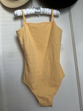 Mirella Women's Orange Dance Leotard Adult Size M