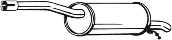 EndschalldäMpfer NachschalldäMpfer Bosal 200-079 FüR MCV Logan Renault Dacia 1-image