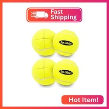 Top Glides Precut Walker Tennis Ball Glides - Yellow - 2 Pairs