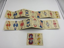 Vintage Old Maid Card Game Kaysons Novelty Co No 190 Accordion Fold Out Cards
