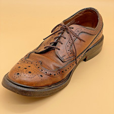 Hanover LB Sheppard Signatures Leather Wingtip Shoes Men’s 7D/B 2312 Brown Prep