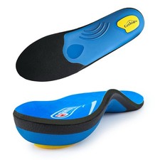 Plantar Fasciitis Pain Relief Men Arch Support Orthotics Size UK 7 Insole Work