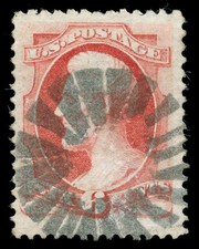 momen: US Stamps #148 Used Weiss TR-W19 Rare NYFM Type Cancel