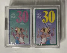 Vintage Playing Cards Double Deck "You Know You're Over 30 When”. GG