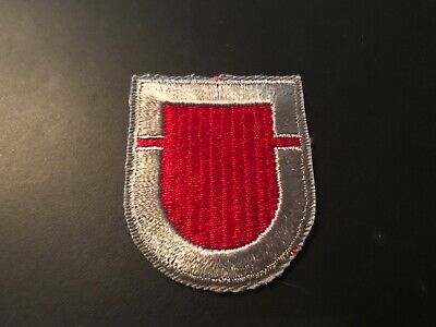 507th Airborne Infantry Regt Army Beret Patch 1st Battalion merrowed edge