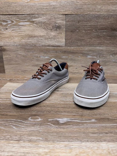 Vans Era 59 Gray Canvas Sneakers Men's Size 11