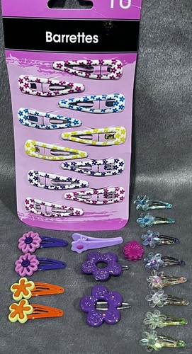 Vintage Flowers Barrette Hair Clip Lot Accessory Dance Cheerleading Dress