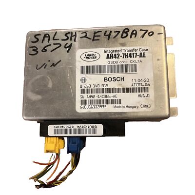 Image Processing Module Land Rover Range Rover 2010-2013 LAND ROVER LR4 - RANGE ROVER SPORT (L320 L322) TRANSFER CASE ...