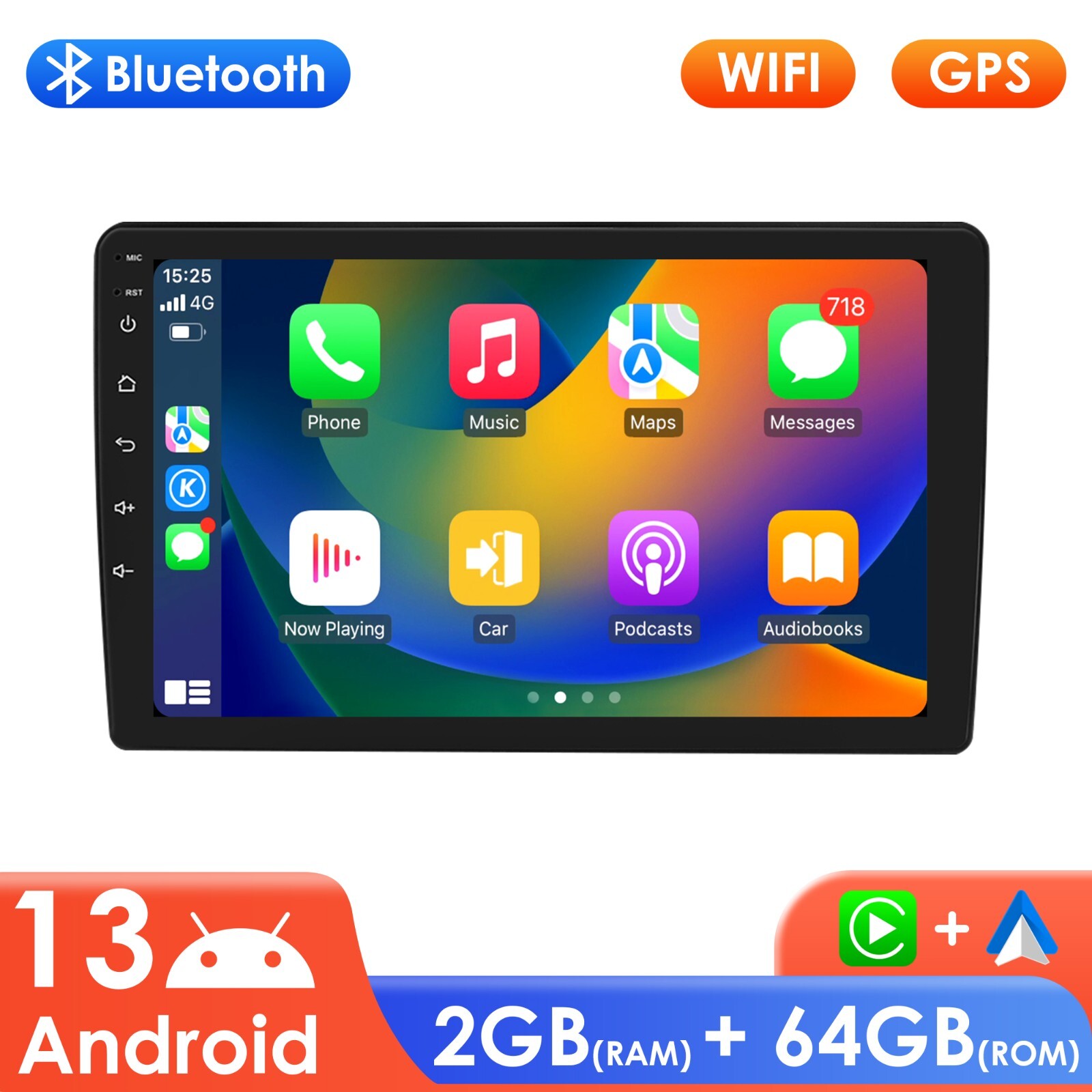 For Chevrolet Impala Monte Carlo Android 13.0 Carplay Car Stereo Radio GPS 64GB