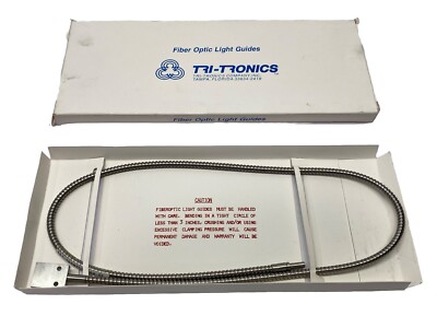 Tri-Tronics F-C-36 Single Fiber Optic Light Guide 36'' Length