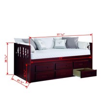 embrace loft storage bed