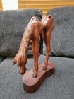 Jose Pinal Wood Horse Sculpture  (Signed) — photo 1
