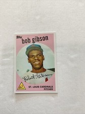 2010 Topps Cards Your Mom Threw Out Original Back BOB GIBSON HOF #514 ⚾️♨️A