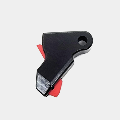 #ad #ad Glock Gen 3 4 Flat Trigger Shoe – Black w Red Safety – Fits Glock 42 43 43X $30.60