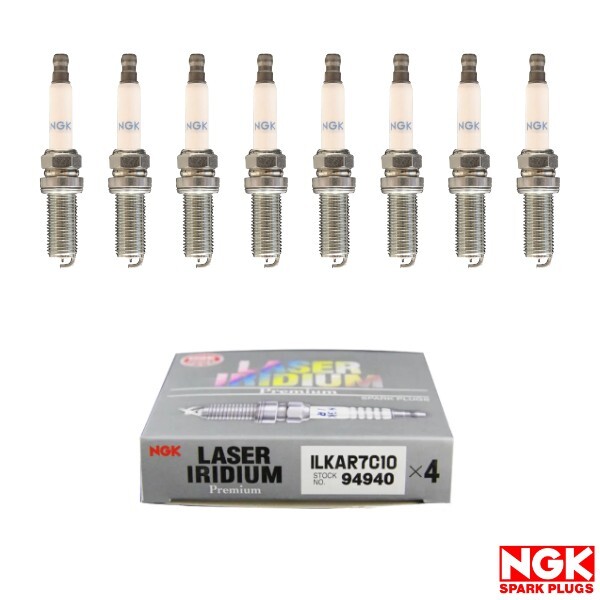New Set of 8 NGK Laser Iridium Spark Plug for 2010-2019 Jaguar/ Land Rover V8