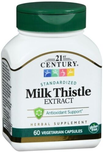 21st Century Milk Thistle Vegetarian Capsule 60ct - Picture 1 of 3