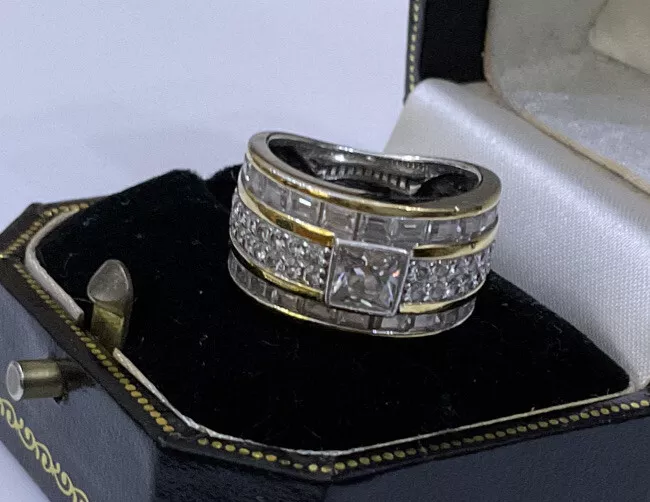 Diamonique ring hotsell sets