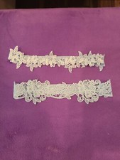 NWOT Baby Blue Women's Wedding Garter Set - One Size - Lace