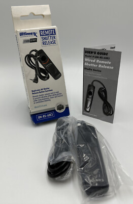 Ultimaxx UM-RS-60E3 Remote Shutter Release For Canon Samsung Pentax Sigma