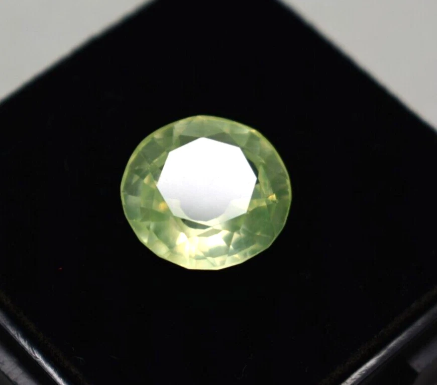 Neu Rund Schliff 15.60 Karat Makellos Natürlich Grün Peridot Ringgröße Edelstein - Bild 4 von 4