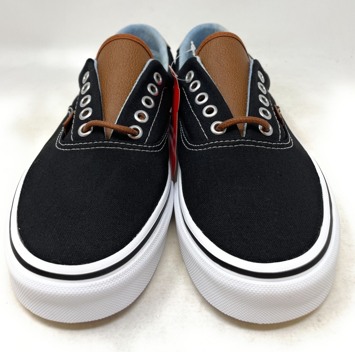 VANS Era 59 Skateboarding Shoes (C&L) Black/Acid Denim Men