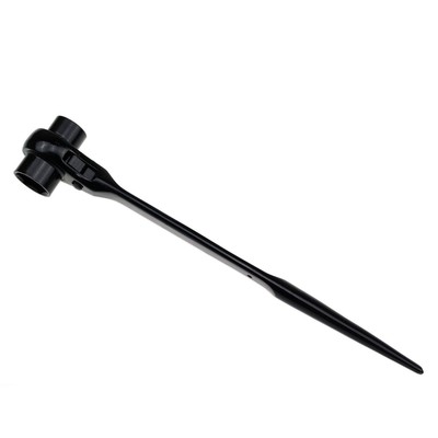 Hexagon Scaffold Podger Ratchet Spanner Ratcheting Socket Wrench Tool 19mm/22mm 
