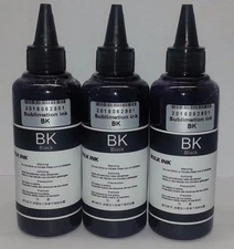 300ml pigment sublimation Black Bulk Refill Ink for Epson Compatible USA Quality