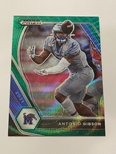 2021 Prizm Draft Picks Football Green Wave Prizm #79 - Antonio Gibson - Tigers