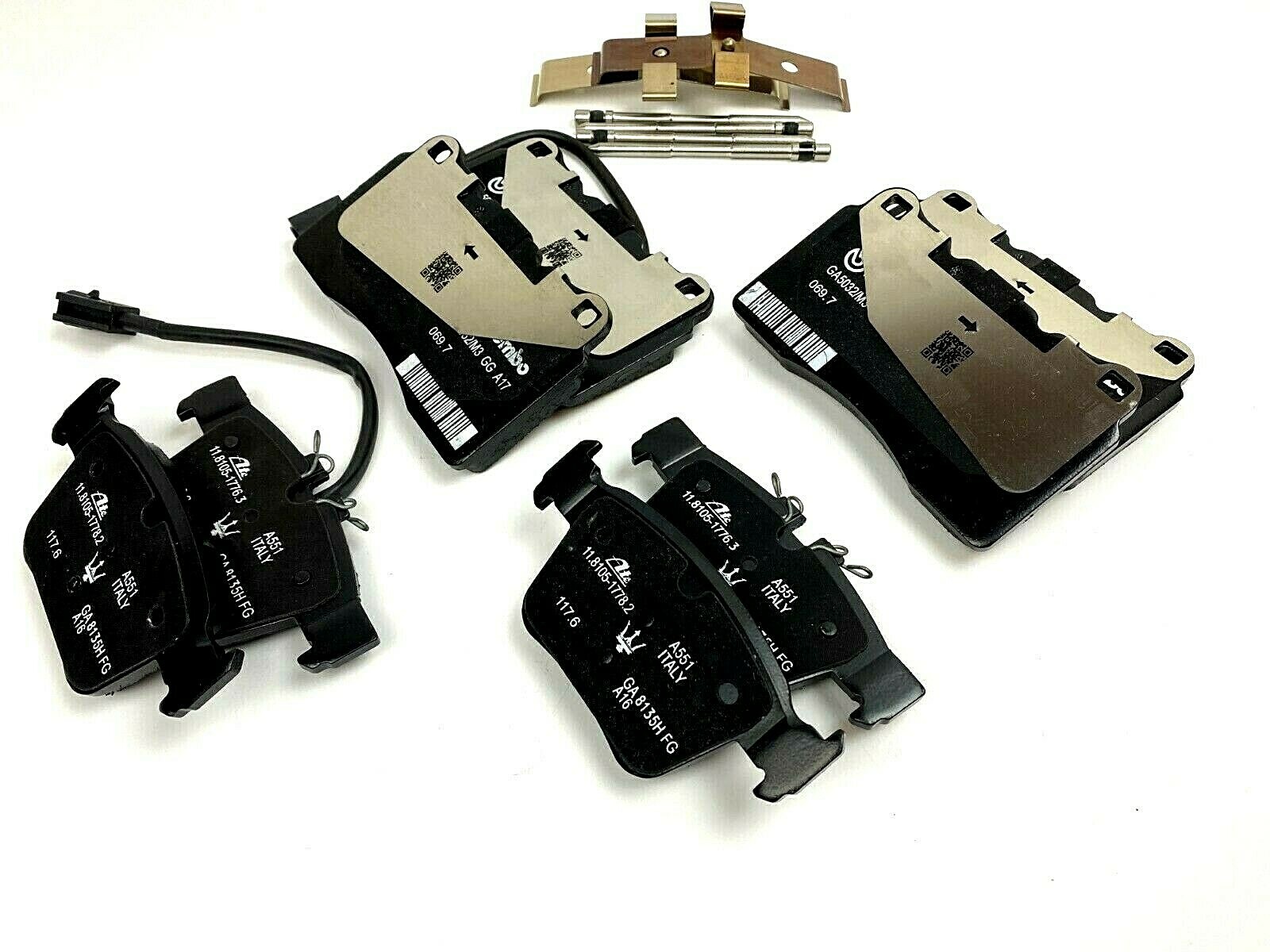 🚚Maserati Ghibli & Quattroporte Base Model Front & Rear Brake Pads