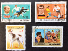 FUJEIRA STAMPS, WORLD CUP 1970 MXEICO L/M/M PLUS 2 OTHERS