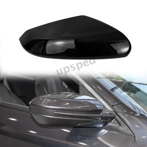 For Honda Civic 2016-2021 Black Passenger Right Side Rear view Mirror Cap Cover