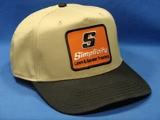 Simplicity Lawn & Garden Tractor Hat - Black/Khaki - Snapback