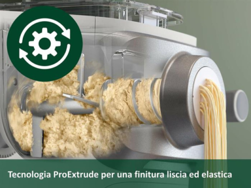 MACCHINA PER LA PASTA FRESCA PHILIPS 7000 SERIES HR2660/00 PASTA MAKER 6 TRAFILE - Afbeelding 7 van 10