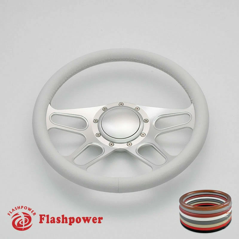 14" Billet Steering Wheel Full Wrap Chevrolet Monte Carlo Camaro Cutlass w/ Horn - Изображение 3 из 4