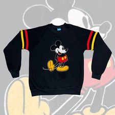 80s Mickey Mouse Crewneck Sweater Size Medium Character Fashions