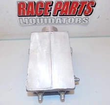 Alum 2 Chamber Brake Fluid Reservoir AN 4 fittings race tilton brembo 061725-12