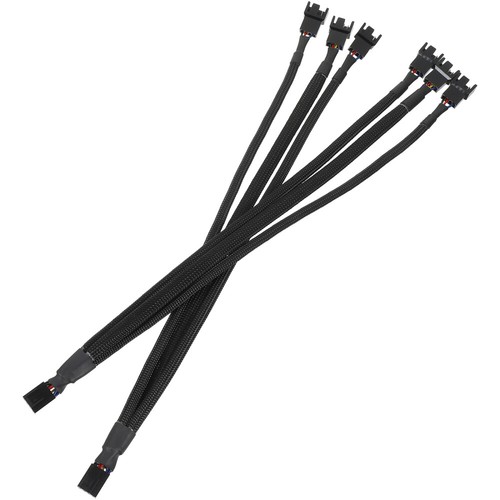 2 Pcs Fan Header Splitter Cable CPU Adapter Motherboard Extension - Photo 5/12