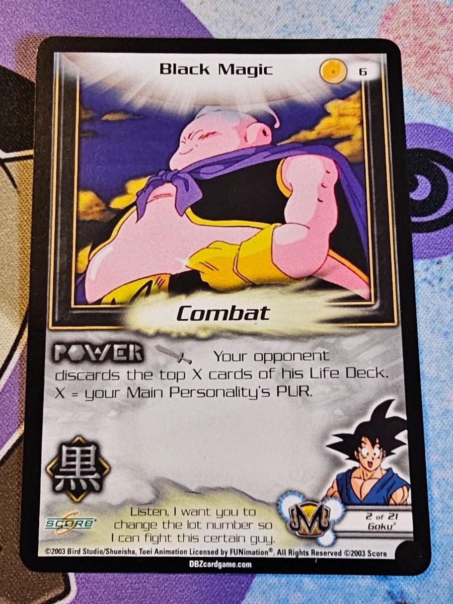 Black Magic 2003 Score Unlimited Dragon Ball Z DBZ TCG #6 | eBay