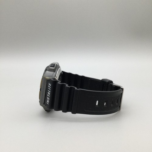 Vtg Armitron Instalite Digital Watch Men 40mm Black Green Alarm New Battery - 第 8/14 張圖片