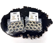 Set of 20 Votive Peg Adapters (Rubber Adapter, Candle Holder for Snug Fit)