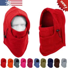 Balaclava Face Ski Mask Winter Thermal Fleece Hat Motorcycle Helmet Liner Hood
